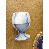 Рюмка . Камень . Голубой оникс