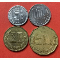 Мексика 4 монеты
