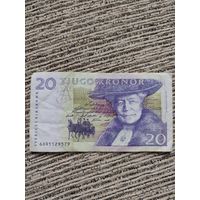 Купюра Швейцария 20 крон