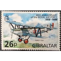 Гибралтар 1998. Боевой самолёт Fairey Fox