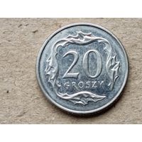 Польша 20 грошей, 2017г. (Н)