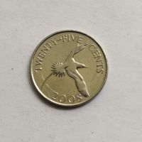Бермуды 25 центов  2008 г.