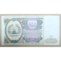 200 рублей 1994 года - Таджикистан - UNC
