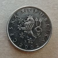 Чехия 1 крона, 2002 г., KM# 7  ю
