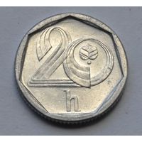 Чехия, 20 геллеров 1995 г.