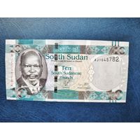 Южный Судан 10 фунтов 2011 года, unc