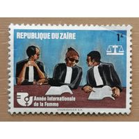 Марка Заир, Конго, международный год женщин, 1975 г.