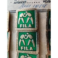 Значок Чемпионат мира по борьбе, Минск-1975 год, Беларусь, СССР, цена за 1 шт. (3619)