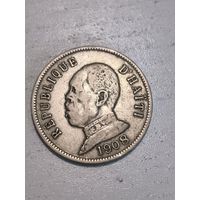 1908 Haiti 50 c
