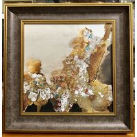 Селещук Н.М. "Соседки", 1995 г. Холст,масло. Размер с рамой 50х50 см.