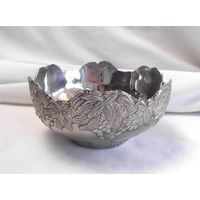 Конфетница Орешница 12,8 см Пальма Серебрение 01