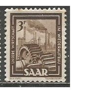 Французский СААР. Тяжёлая индустрия. 1949г. Mi#275.