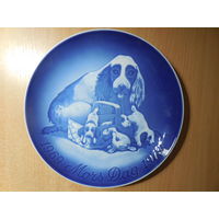 Настенная тарелка. День матери. Копенгаген.