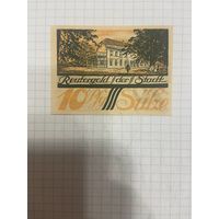 10 пфенингов (нотгельды) г. Германия.-1412