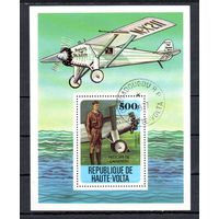 Знаменитые летчики Верхняя Вольта (Буркина Фасо) 1978 год 1 блок