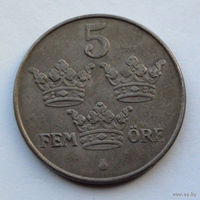 Швеция 5 эре, 1949