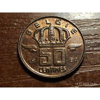 Бельгия 50 сантимов 1994