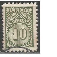 Турция. Цифра в круге. Доплатная марка. 1959г. Mi#61.