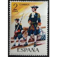 1974 год Военная форма Испания