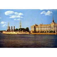 Открытка, почтовая карточка крейсер АВРОРА, фото РЯЗАНЦЕВА