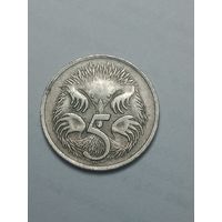 Австралия 5 центов 1968 года .