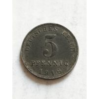 Германия 5 пфенинг 1918 А
