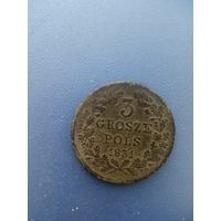3 гроша 1831