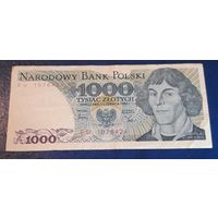 1000 злотых 1982 Польша Николай Коперник