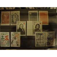 Лот чистых серий Франции красный крест