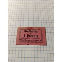 Германия 1 пфенинг