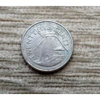 Werty71 Барбадос 25 центов 2001