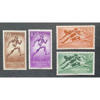 Испанские колонии. Сахара 1954. Спорт 4 марки 143-46