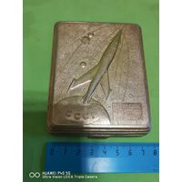 Портсигар СССР Советские спутники земли самая привлекательная цена трёхдневный аукцион