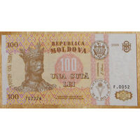 Молдова 100 лей 2008 UNC