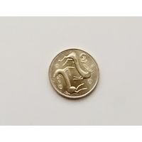 Кипр. 2 цента 2004 года. 178-я.