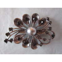 Брошка . Брошь винтажная . Клеймо