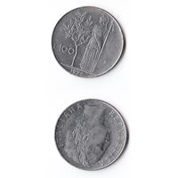 100 лир Италия 1975 года