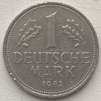 Германия 1 марка 1982 г. D