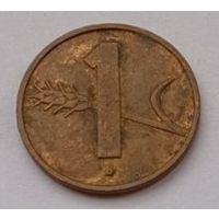 Швейцария, 1 раппен, 1955 год, VF