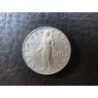 Ватикан. 10 лир.1951. С 20 копеек. Распродажа коллекции. Смотрите другие лоты.