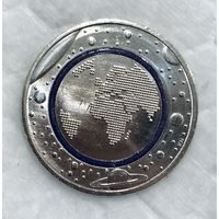 5 евро 2016 планета Земля ФРГ светится!