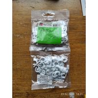 Скоба крепежная круглая 10мм, 2 упаковки с 1 рубля