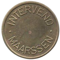 Королевство Нидерланды. Токен Intervend. Для автоматов продажи еды и напитков.