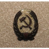 Кокарда НКВД охрана лагерей