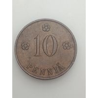 Финляндия 10 пенни 1930 года .