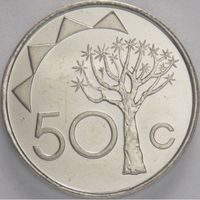Намибия 50 центов, 2010 UNC