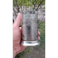 ПОДСТАКАННИК КРЫМ ПАЛЬМЫ МЕЛЬХИОР КОЛЬЧУГИНО ОРИГИНАЛ СТАКАН В ПОДАРОК . Распродажа Коллекции !!! . Экспресс  Аукцион  с рубля без МПЦ и прочего 3 ДНЯ  .Много лотов в продаже .