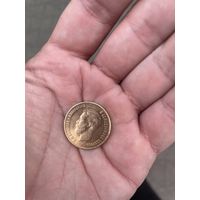 Монета 10 рублей золотая