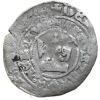 Пражский, торговый грош. 14 век.