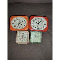 4 рабочих будильника одним лотом
